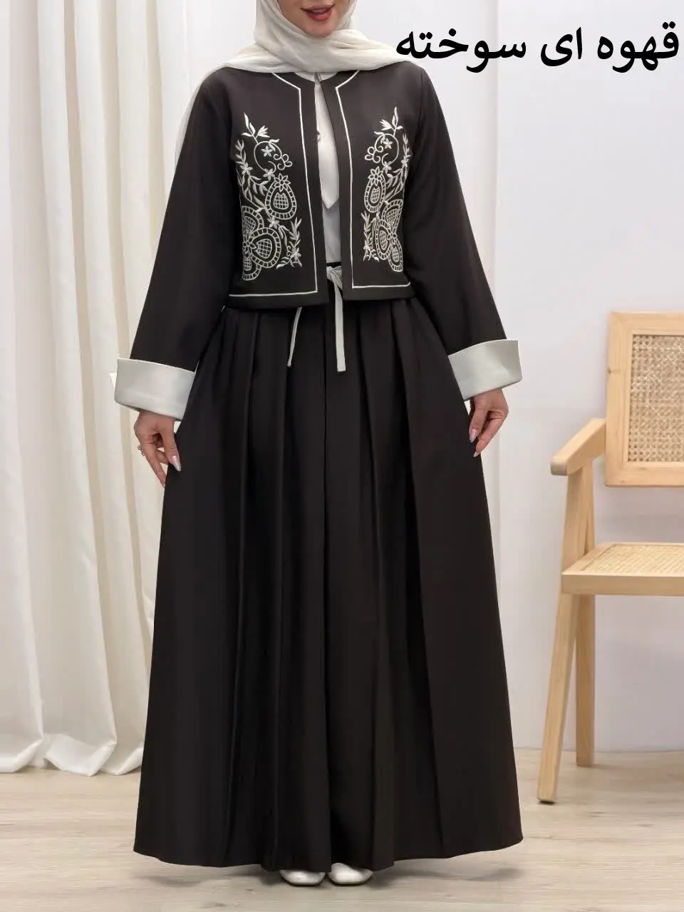 4038- کت و دامن مزونی ژیوان